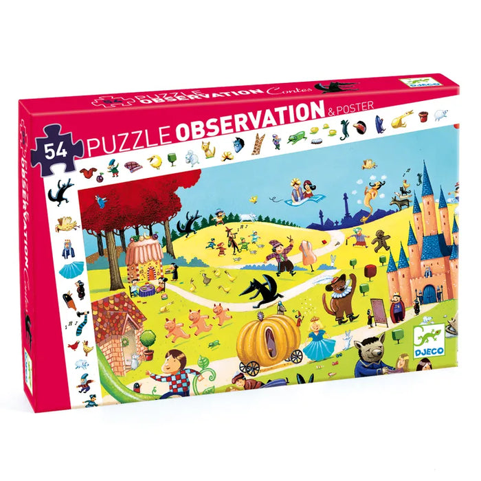 Djeco Observationspussel Tales 54 pcs - FSC MIX