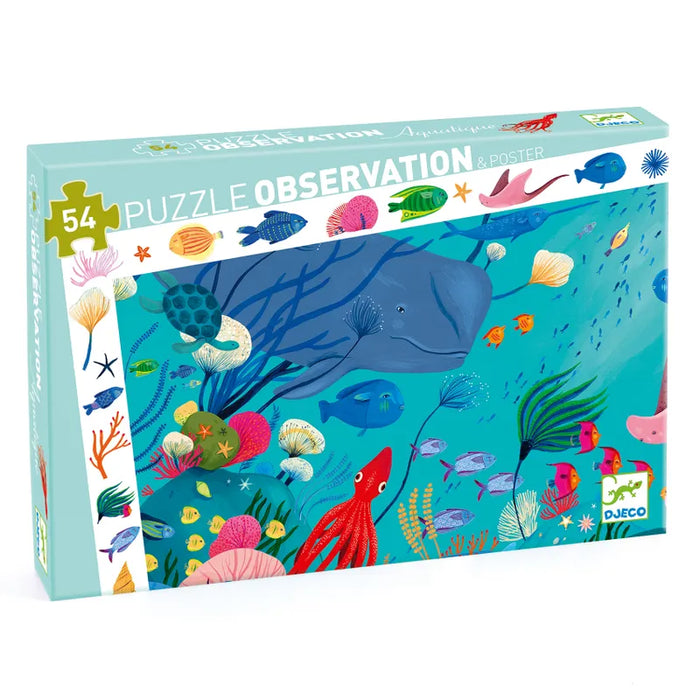 Djeco Observationspussel Aquatic 54 pcs