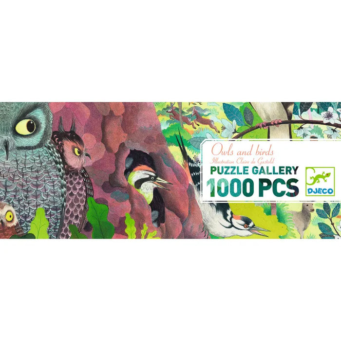 Djeco Galleripussel Owls and Birds 1000 pcs  FSC MIX