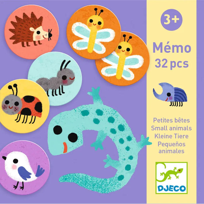 Djeco Memory Memo Small Animals