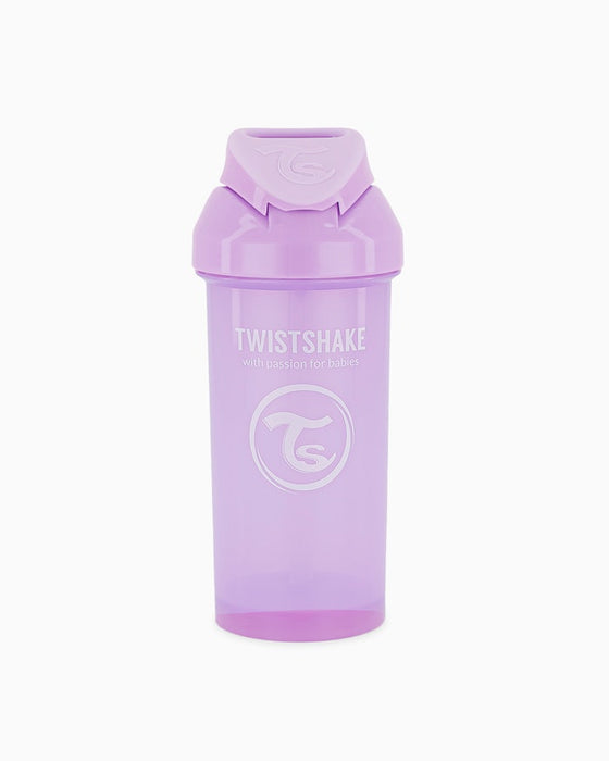 Twistshake Sugrörsmugg 360ml Pastel Lila