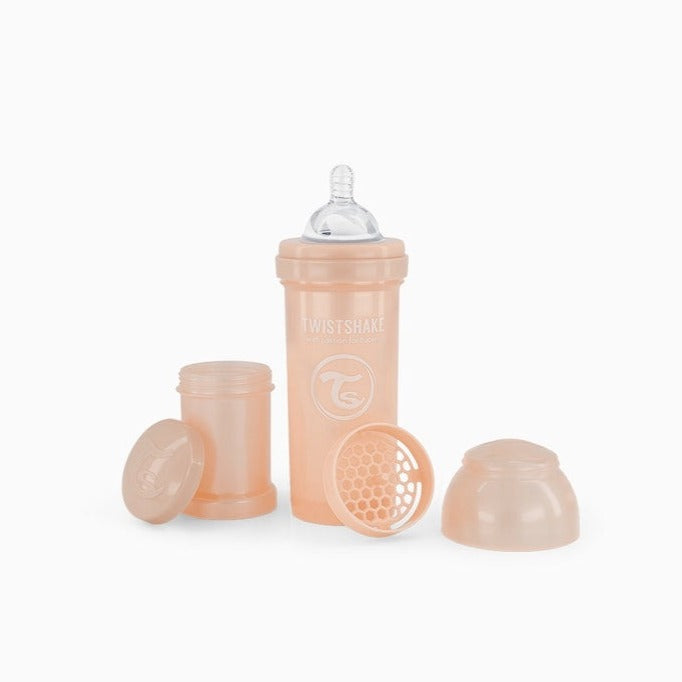 Twistshake Anti-Kolik Nappflaska 260ml Pearl Champagne