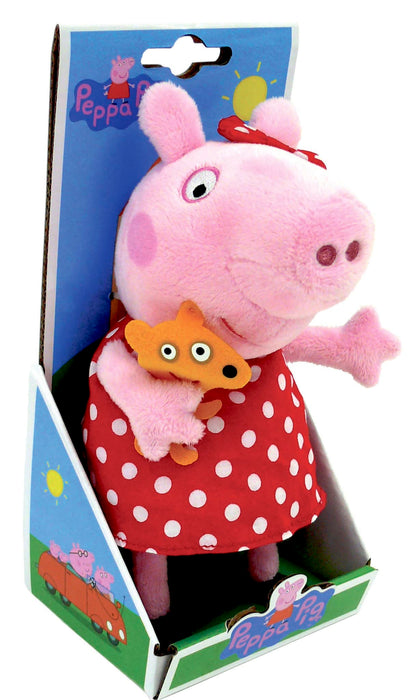 Peppa Pig Greta Gris Gosedjur i Klänning med Prickar 20cm