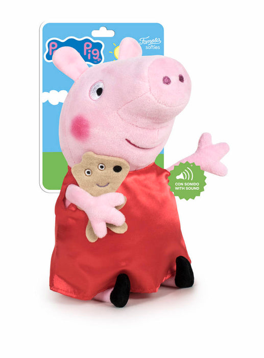 Peppa Pig Greta Gris Gosedjur med Ljud 31cm