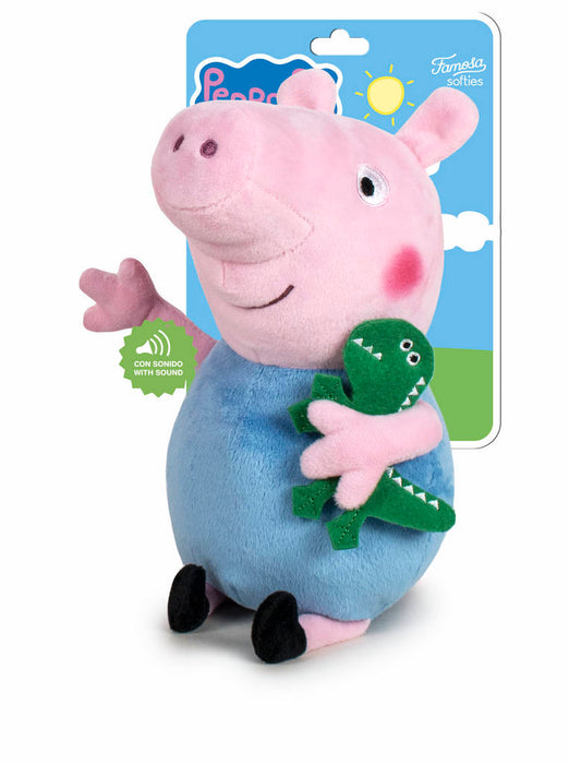 Peppa Pig Greta Gris Gosedjur George med Ljud 31cm