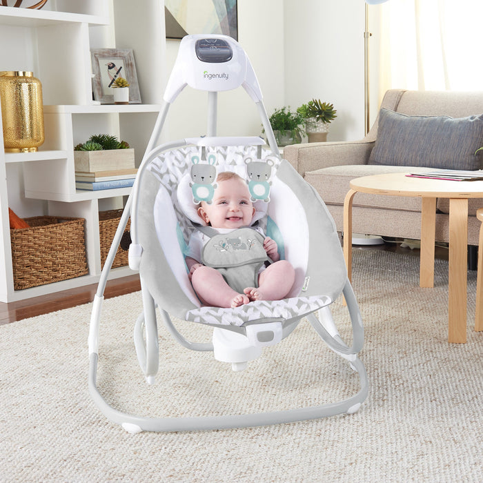 Ingenuity SimpleComfort™ Compact Soothing Swing & Rocker™ - Raylan™ Babygunga