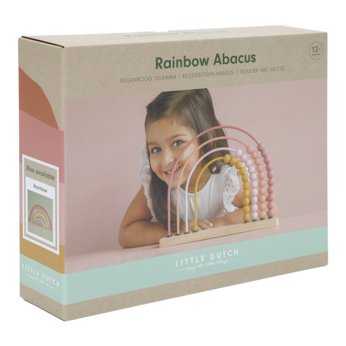 Little Dutch Rainbow Abacus Kulram Rosa