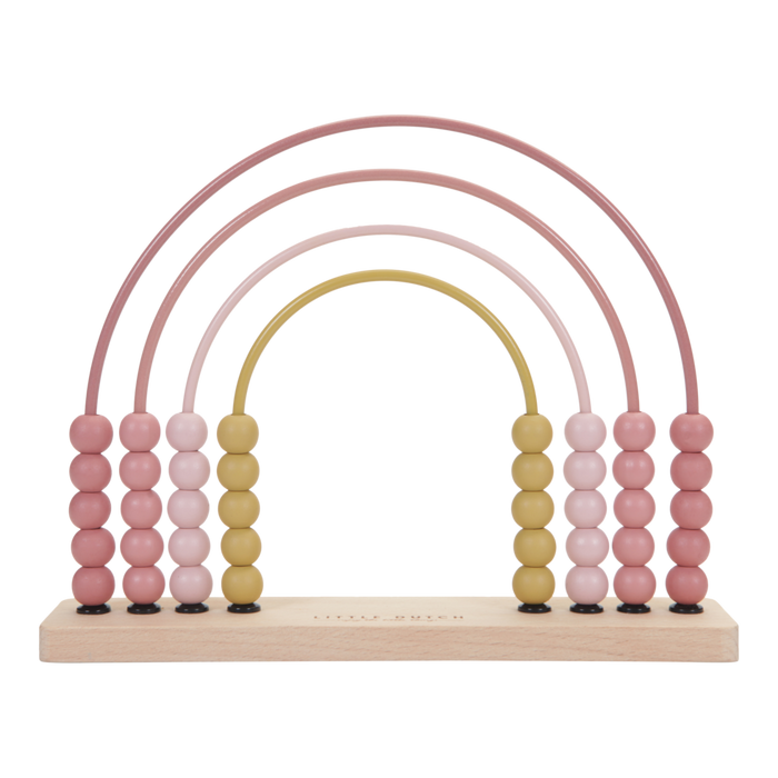 Little Dutch Rainbow Abacus Kulram Rosa