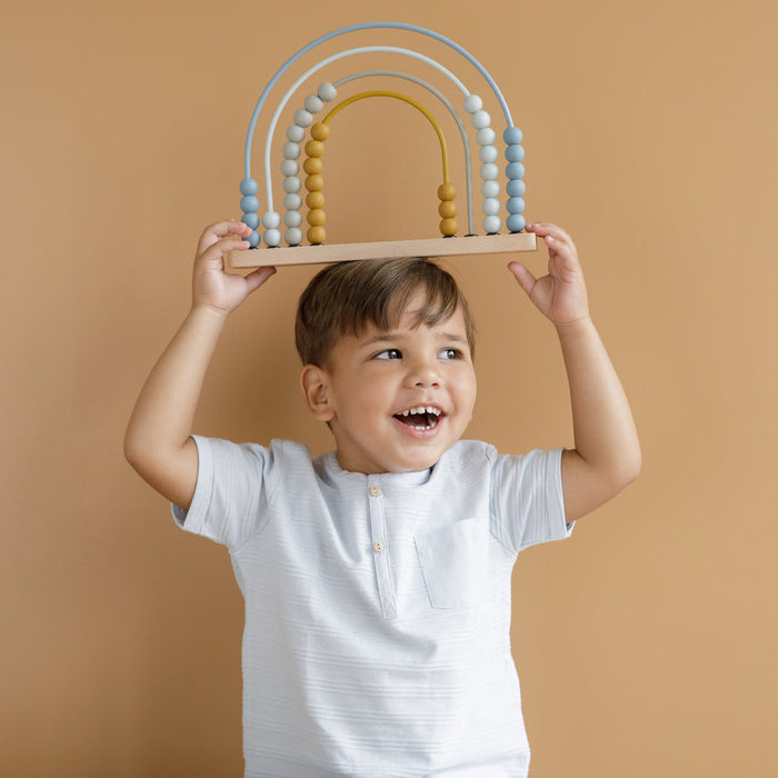 Little Dutch Rainbow Abacus Kulram Blå