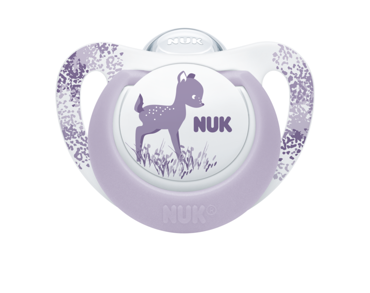 NUK Napp 6-18 Månader Genius Colour Silikon Lilac