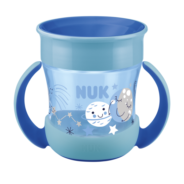 NUK Evolution Mini Magic Mugg Glow in the dark Blå