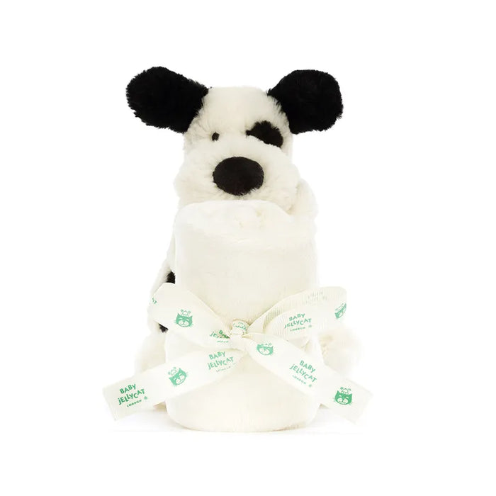 Jellycat Snuttefilt Bashful Black & Cream Puppy