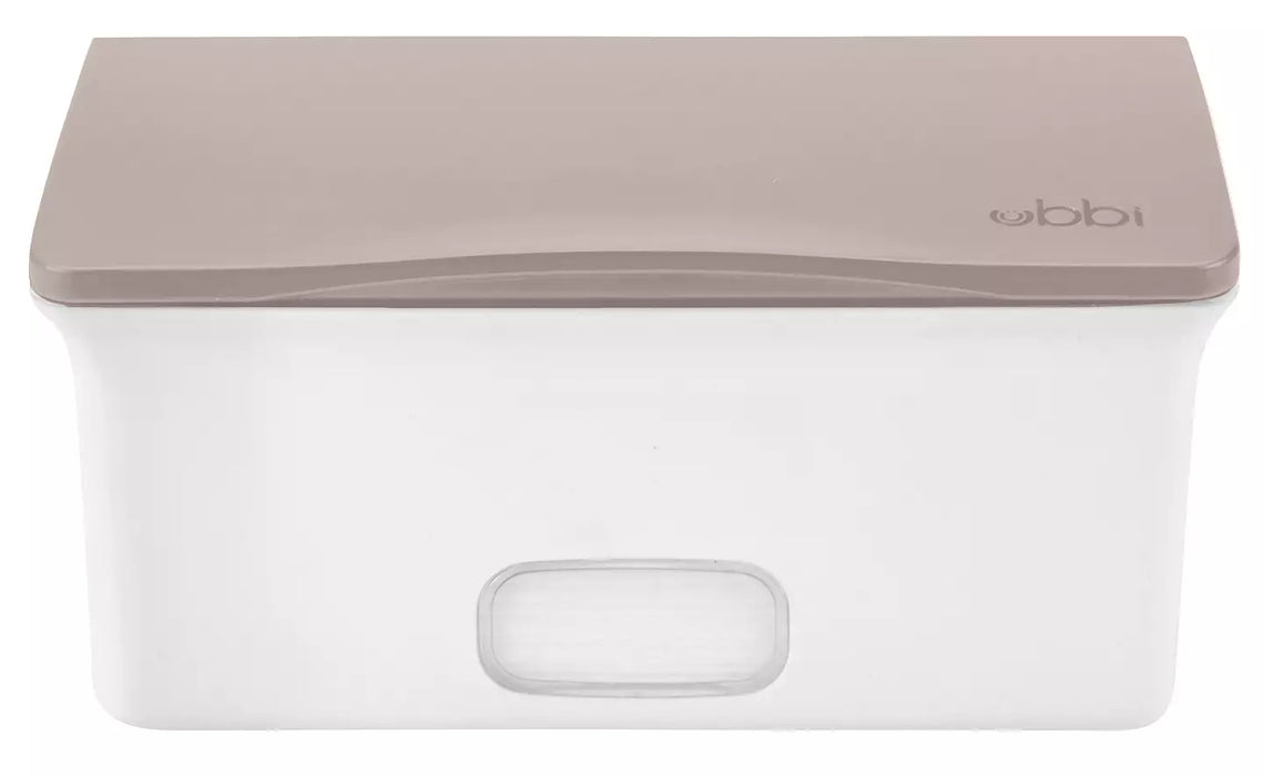 Ubbi Wipes Dispenser Taupe