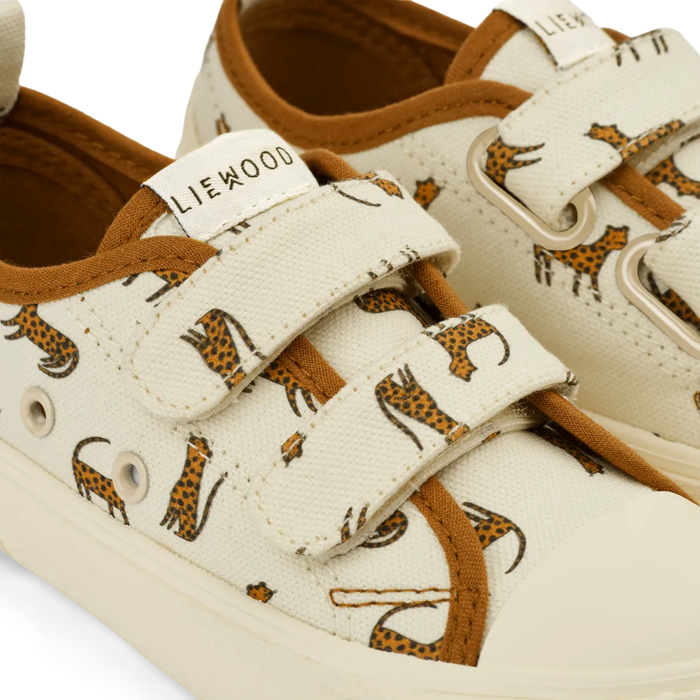 Liewood Kim Canvas Sneakers Leopard/Sandy