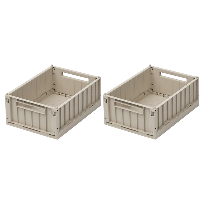 Liewood Weston Förvaringslåda S 2-pack Sand