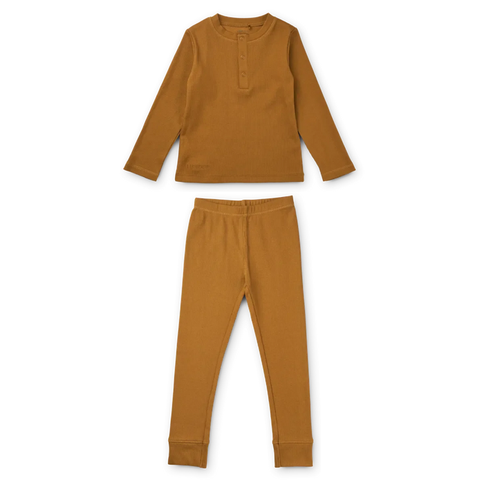 Liewood Wilhelm Pyjamas Set Golden caramel