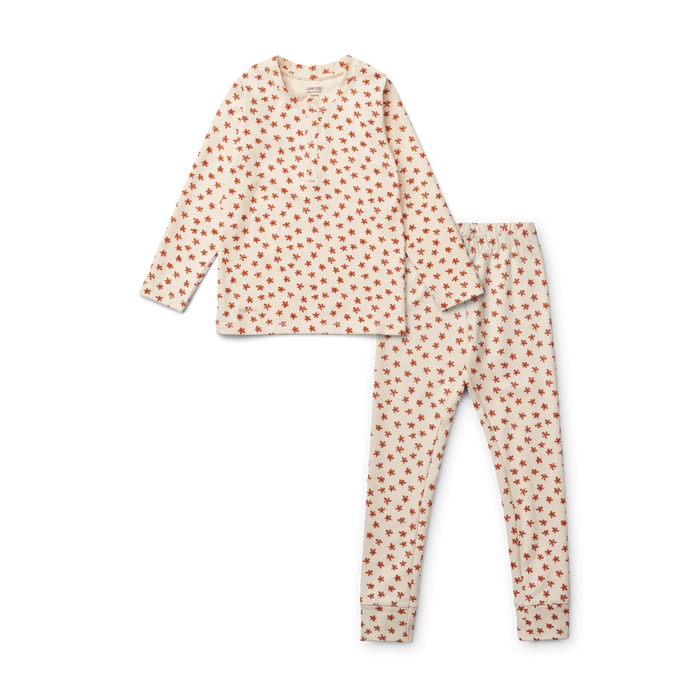 Liewood Wilhelm Pyjamas Set Floral/Sea shell