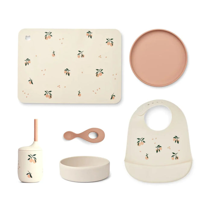 Liewood Tine Gift Set Peach/Sea Shell