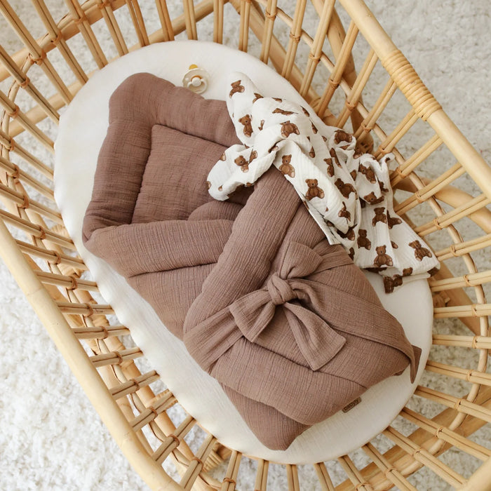 Babyly Sovpåse/ Wrap Muslin Mocca Brun