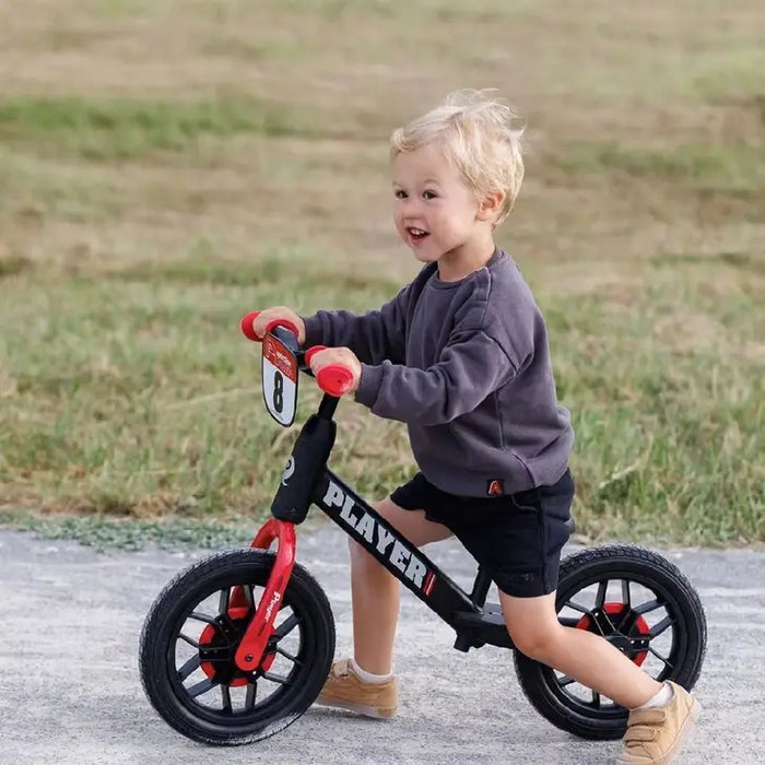 Cykelspelare Utan Pedaler Belysning På Hjul