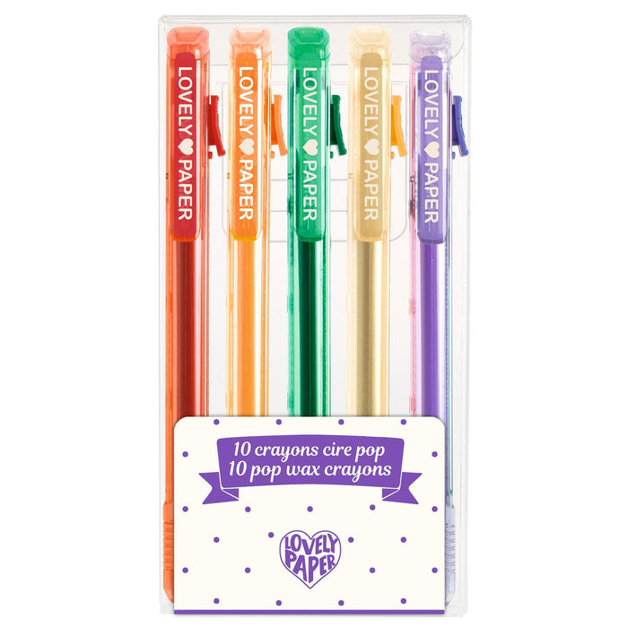 Djeco 5 st Pop Wax Crayons