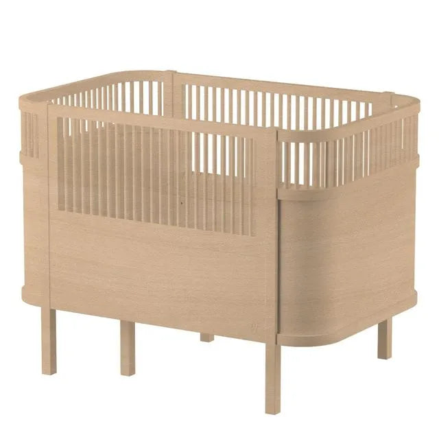 Sebra Växasäng 2 i 1 Baby & Juniorsäng Wooden Edition