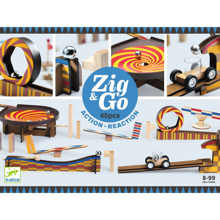 Djeco Kulbana Zig & Go 45 Delar