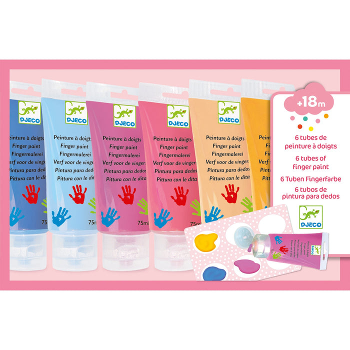 Djeco Fingerfärg Sweet 6-Pack