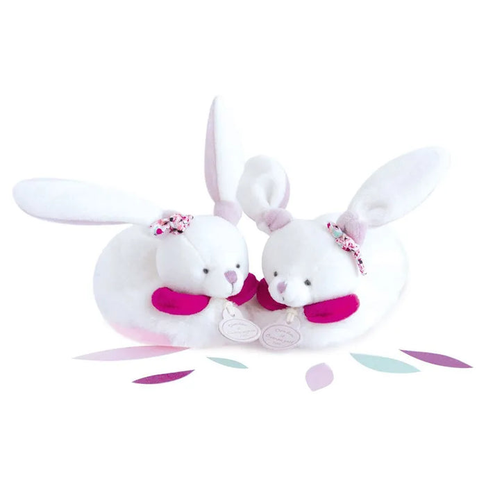 Doudou Et Compagnie Lapin Tofflor Med Skallra