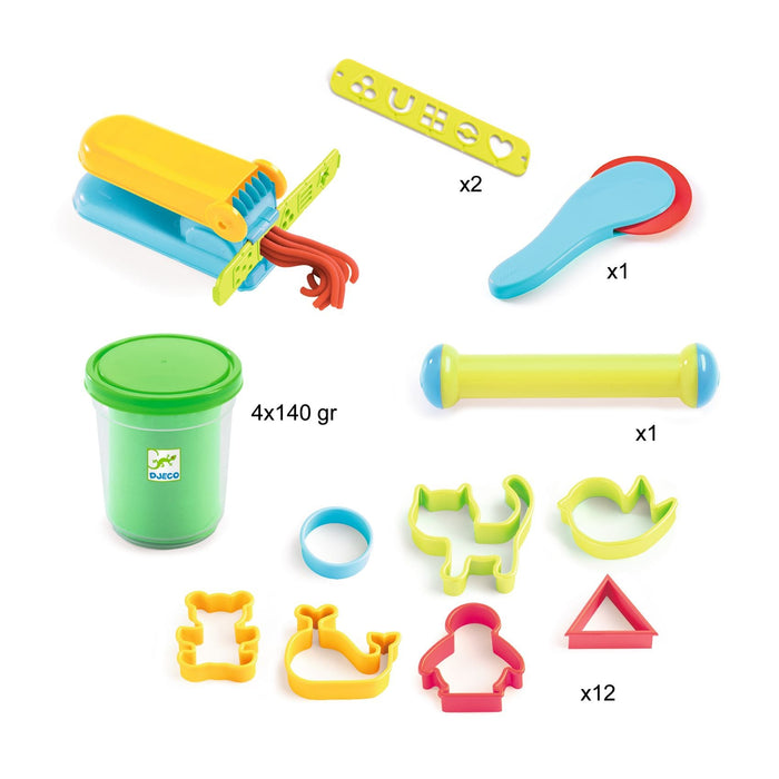 Djeco Leklera Starter kit playdough