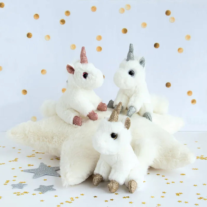 Doudou Et Compagnie Nyckelring Gold Unicorn