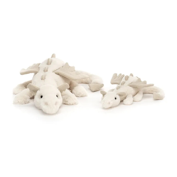 Jellycat Gosedjur Drake Snow Dragon Medium 50cm