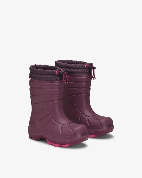 Viking Extreme Warm Fodrade Gummistövlar Dark Pink