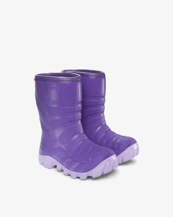 Viking Ultra Warm Fodrade Gummistövlar Violet