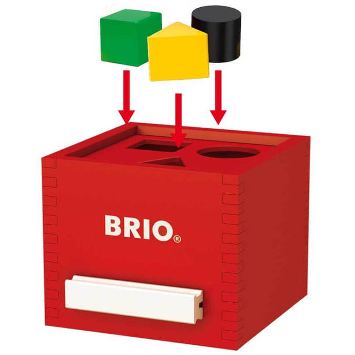 BRIO Plocklåda Röd