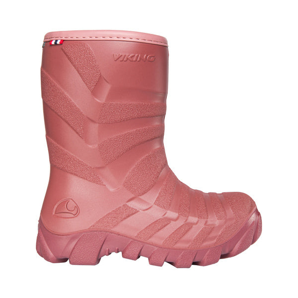 Viking Ultra Warm Fodrade Gummistövlar Pink/Light Pink