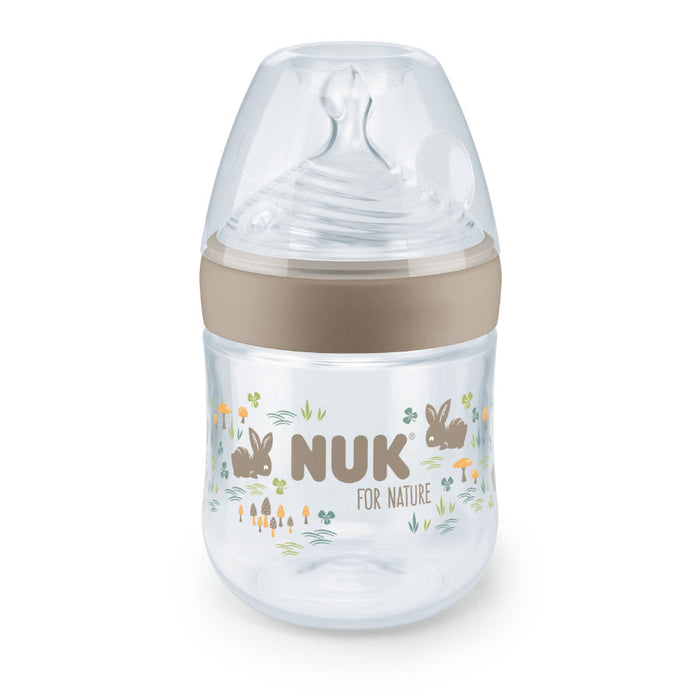 NUK First Choice+ Nappflaska Anti-Kolik 150 ml, Brun