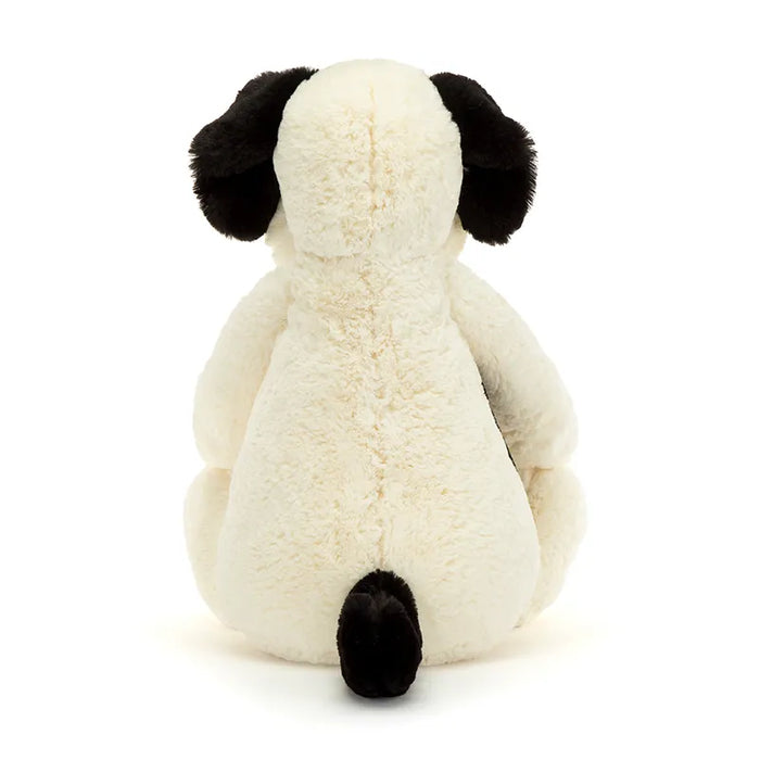 Jellycat Gosedjur Bashful Black & Cream Puppy Really Big 67 cm