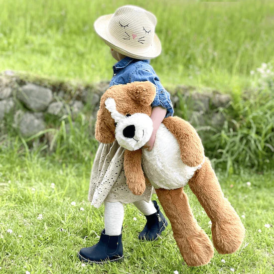 Teddykompaniet Hund Brun 60 cm