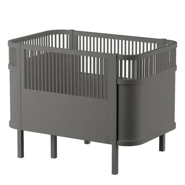 Sebra Växasäng 2 i 1 Baby & Juniorsäng Classic Grey