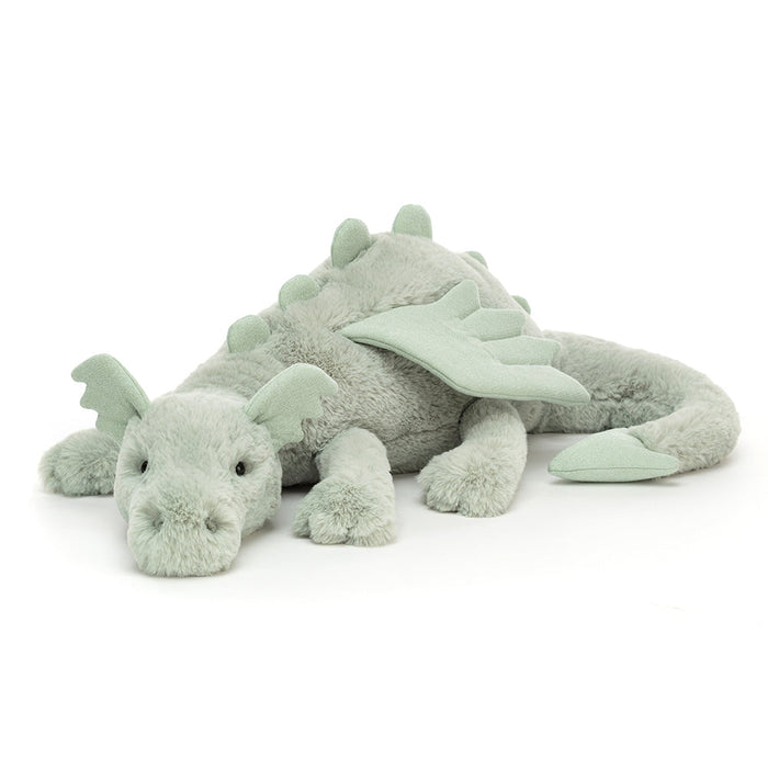 Jellycat Gosedjur Drake Sage Dragon Huge 66cm