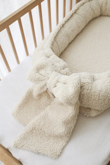 Babyly Babynest Teddy Rosett Cream