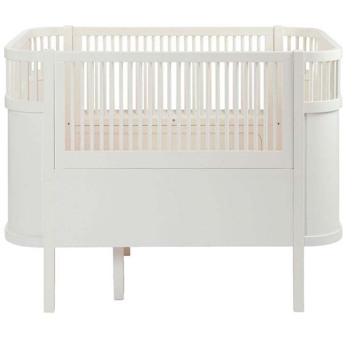 Sebra Växasäng 2 i 1 Baby & Juniorsäng Classic White